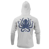 Michigan Freshwater Born Kraken Men's Long Sleeve UPF 50+ Dry-Fit Hoodie