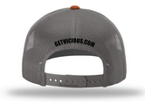Vicious Logo - Gray/Charcoal/Orange