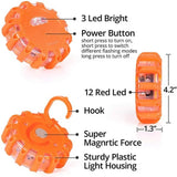 DecorBites™ LED Safety Flare Emergency Flashing Strobe Light - 9 Modes - Portable & Rechargeable