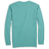 Freshwater Born Linear Logo Men's Cotton Long Sleeve Shirt