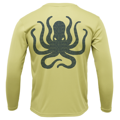 Cabbage Key, FL Kraken Long Sleeve UPF 50+ Dry-Fit Shirt