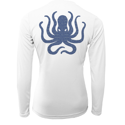Charleston, SC Kraken State Logo Women's Long Sleeve UPF 50 + Dry-Fit Shirt