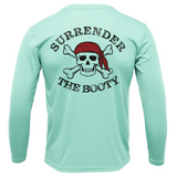 Freshwater Born "Live Love Lake" Surrender the Booty Men's Long Sleeve UPF 50+ Dry-Fit Shirt