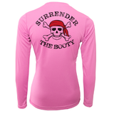 Florida Freshwater Born "Surrender The Booty" Women's Long Sleeve UPF 50+ Dry-Fit Shirt