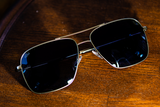 Coastal XL - Matte Silver - Blue Gradient Polarized