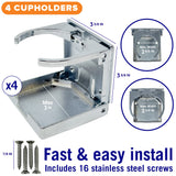 Folding Boat Cup Holder 4PCs