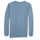 Freshwater Born Linear Logo Men's Cotton Long Sleeve Shirt