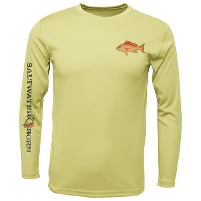 Clean Snapper Long Sleeve UPF 50+ Dry-Fit Shirt