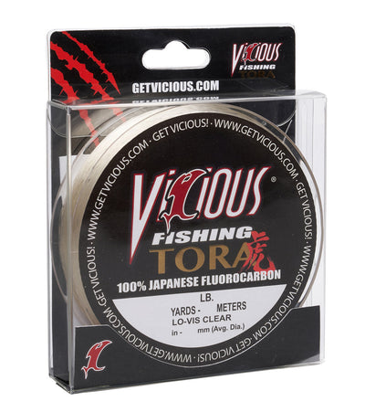 Vicious Tora 100% Japanese Fluorocarbon - 8 Lb Test