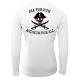 Texas Freshwater Born "All For Rum and Rum For All" Women's Long Sleeve UPF 50+ Dry-Fit Shirt