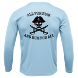 Florida Freshwater Born "All For Rum and Rum For All" Boy's Long Sleeve UPF 50+ Dry-Fit Shirt