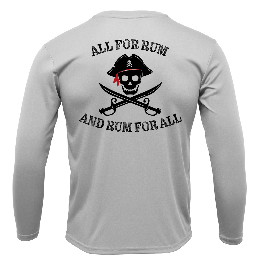 Georgia Freshwater Born "All For Rum and Rum For All" Men's Long Sleeve UPF 50+ Dry-Fit Shirt