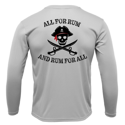 Florida Freshwater Born "All For Rum and Rum For All" Boy's Long Sleeve UPF 50+ Dry-Fit Shirt