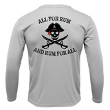Saltwater Born "All for Rum and Rum for All" Long Sleeve UPF 50+ Dry-Fit Shirt