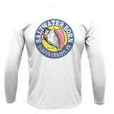 Corpus Christi, TX Flag Long Sleeve UPF 50+ Dry-Fit Shirt