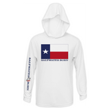 Texas Flag Boys Long Sleeve UPF 50+ Dry-Fit Hoody