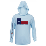 Texas Flag Boys Long Sleeve UPF 50+ Dry-Fit Hoody