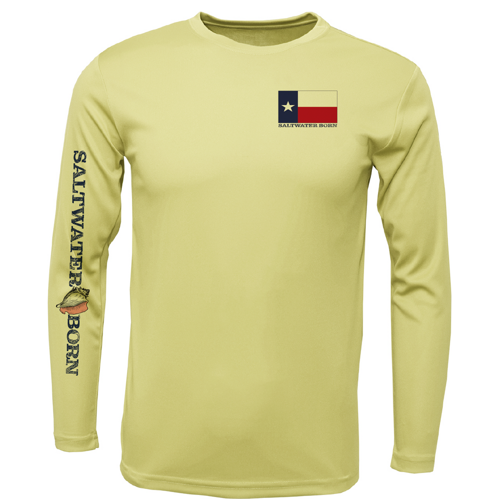Texas Redfish Long Sleeve UPF 50+ Dry-Fit Shirt