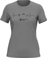 Fishing Cardiogram T-Shirt for Women