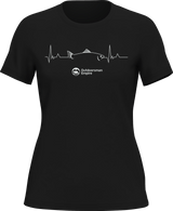Fishing Cardiogram T-Shirt for Women