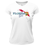 Dunedin Florida Girl Women's Short Sleeve UPF 50+ Dry-Fit Shirt