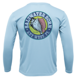 Sailfish on Chest Long Sleeve UPF 50+ Dry-Fit Shirt