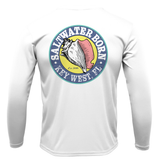 Yellowtail on Chest Long Sleeve UPF 50+ Dry-Fit Shirt