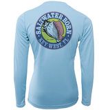 Key West "Born On The Saltwater" Long Sleeve UPF 50+ Dry-Fit Shirt