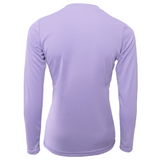 "Life Is Better At The Beach" Conch Women's Long Sleeve UPF 50+ Dry-Fit Shirt (No Back)