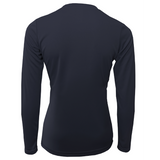 "Life Is Better At The Beach" Turtle Women's Long Sleeve UPF 50+ Dry-Fit Shirt (No Back)