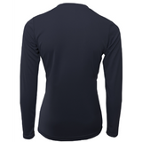 "Life Is Better At The Beach" Conch Women's Long Sleeve UPF 50+ Dry-Fit Shirt (No Back)