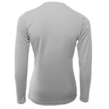 "Life Is Better At The Beach" Turtle Women's Long Sleeve UPF 50+ Dry-Fit Shirt (No Back)