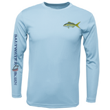Yellowtail on Chest Long Sleeve UPF 50+ Dry-Fit Shirt