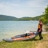 Aqua Marina Memba 330 1-Person Ultra Stiff Touring Kayak With Double Wall Fabric Floor, 10FT [ME-330] (SAK56789)