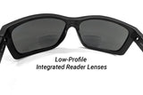 Breach Reader - Matte Black - Deep Blue Polarized ANSI Z87+