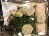 Dinner Kit Combo Box - 5 Meals: Halibut, Salmon, Cod, Flounder, & Shrimp