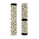 Boat Patterned Socks - Colorful Nautical Gift - DipaliZ