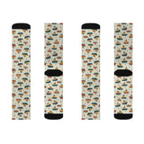 Boat Patterned Socks - Colorful Nautical Gift - DipaliZ