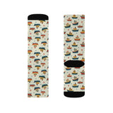 Boat Patterned Socks - Colorful Nautical Gift - DipaliZ
