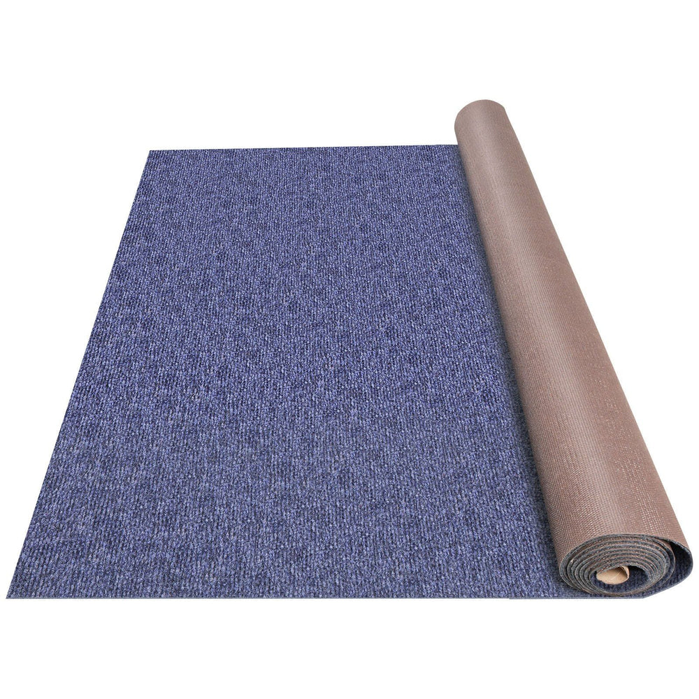 Deep Blue Marine Carpet 6 ft x 23 ft Marine Carpeting Marine Grade Carpet for Boats with Waterproof Back Outdoor Rug for Patio Porch Deck Garage Outdoor Area Rug Runner Non-Slide Porch Rug