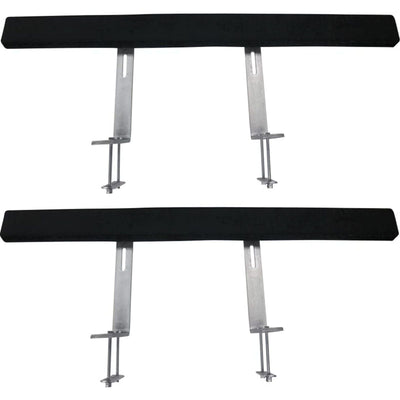 Boat Trailer Guide-ons, 48", 2PCS Rustproof Steel Trailer Guide ons, Trailer Guides with Carpet-Padded Boards, Mounting Parts Included, for Ski Boat, Fishing Boat or Sailboat Trailer