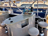 Docktail Boat Table Caddy with 2 SeaSucker Vacuum Mounts - Choose Your Color