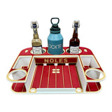 Docktail Butler Boat Table with Adjustable Rod Holder Mount