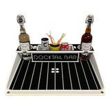 Docktail Utility Boat Table Accessory with Adjustable Rod Holder Mount