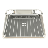 Docktail Utility Boat Table with Pontoon Boat Rail Mount