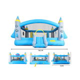 Extra Large Multifunctional Jump'N Slide Inflatable Bouncer With Blower (SAK81243)