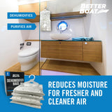 Four Pack Boat Dehumidifier Hanging Bags