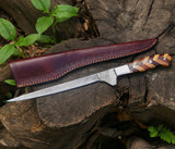 Fillet Knife Damascus Steel Fishing Knife