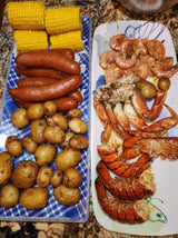 6 Person Seafood Boil Kit COMBO: Lobster Mania, Snow Crab, Shrimp + 3 Butters [50% OFF]