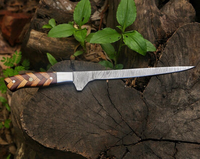 Fillet Knife Damascus Steel Fishing Knife